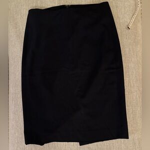 Theory Wool Pencil Skirt Size